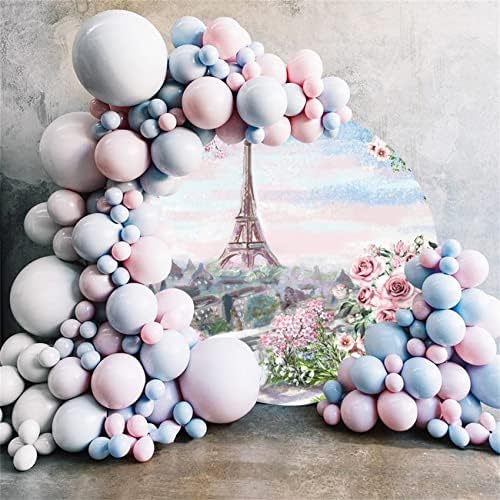 Paris Scenery Round Backdrop 75x75ft for Photography