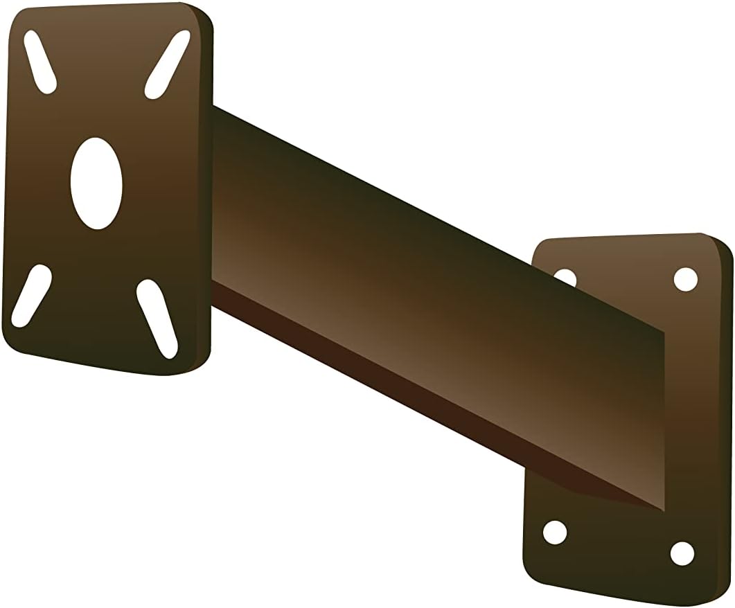 Universal Pedestal Aluminum Inclined 14in Bronze Keypad Mount