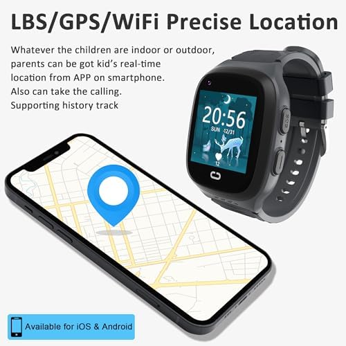 Kids Smart Watch with GPS and Video Calling for Age 5-12