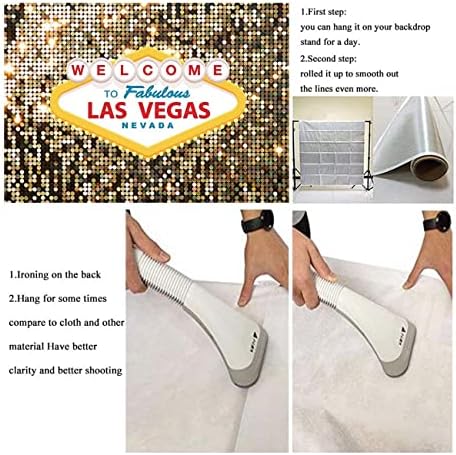 8x6ft Vegas Casino Poker Photo Backdrop