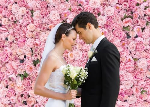 Pink Flowers Backdrop for Spring Tea Party and Birthday Events