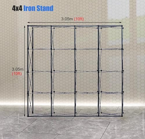 Pop Up Backdrop Banner Display Stand 10x10ft
