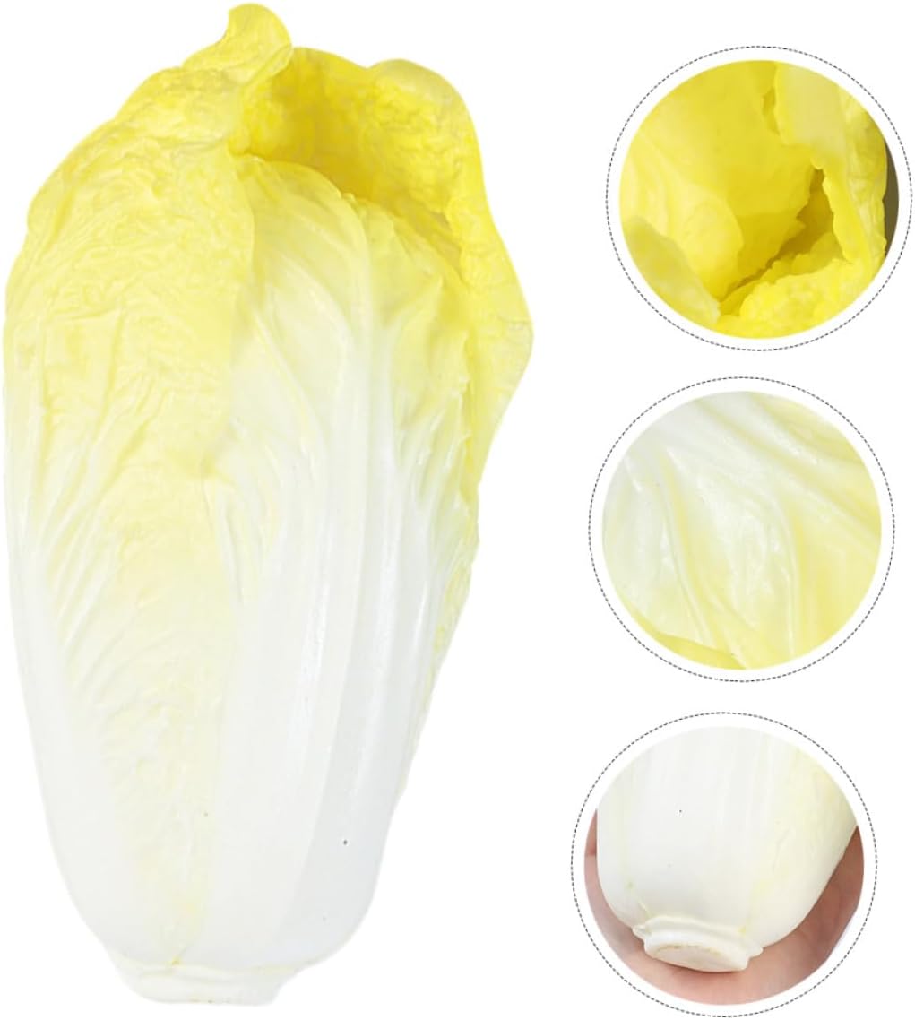 Zerodeko Realistic Chinese Cabbage Artificial Display Posing Prop