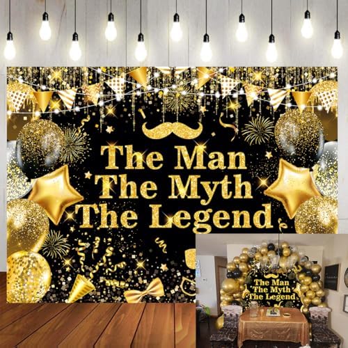 CenVen Man The Myth The Legend Banner Backdrop 6x4FT