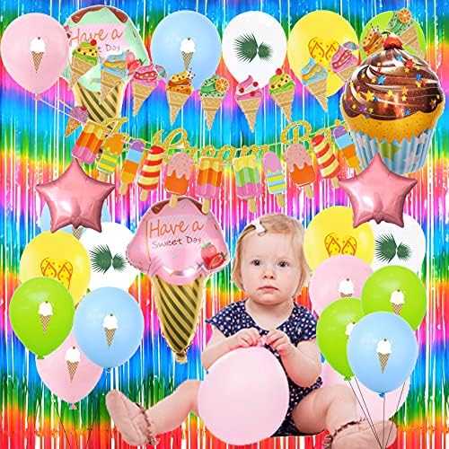 3 Pack Rainbow Metallic Tinsel Curtains for Party Decorations