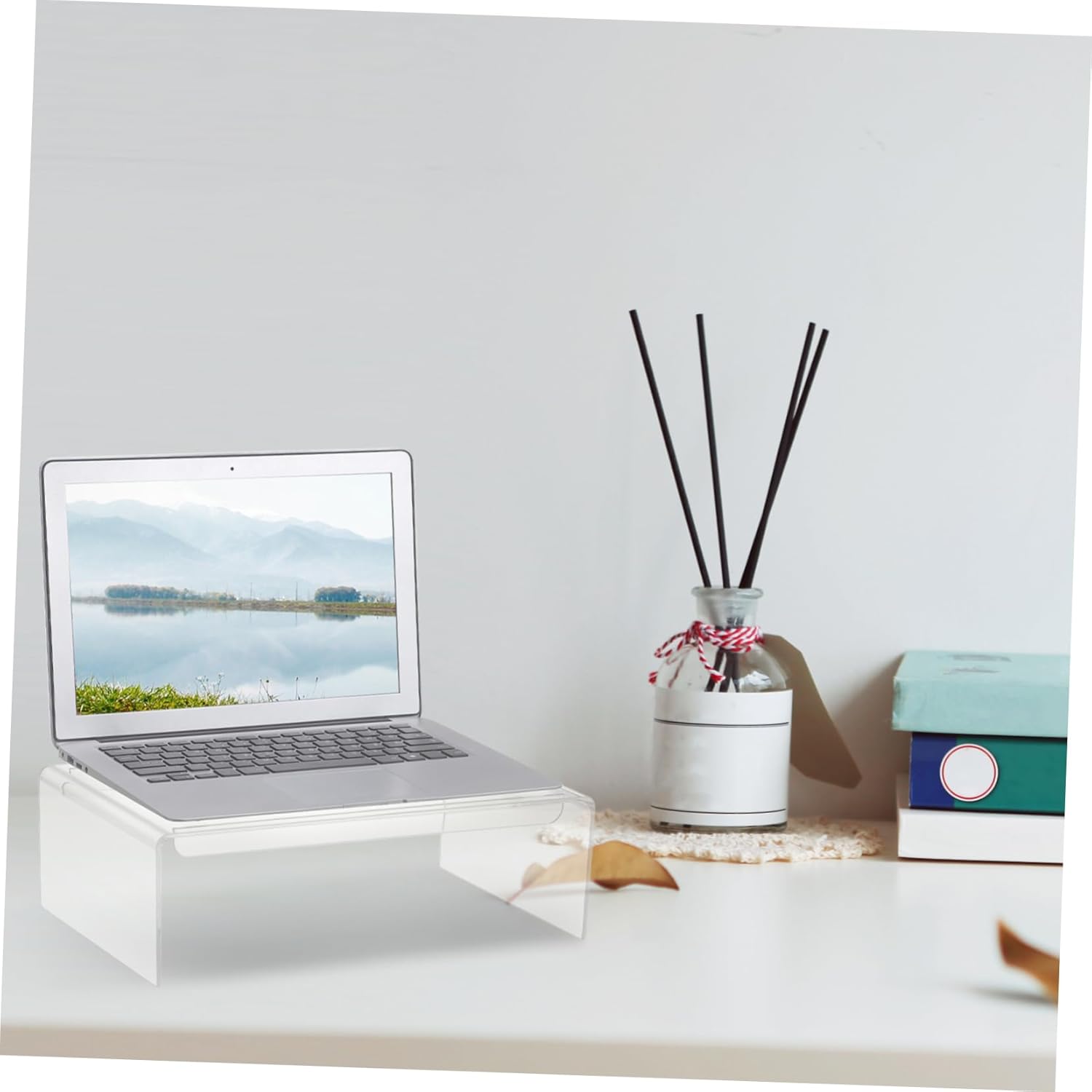 Veemoon Adjustable Monitor Stand with Acrylic Riser