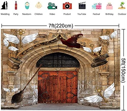7x5ft Castle Photo Background for Kids Halloween Decor