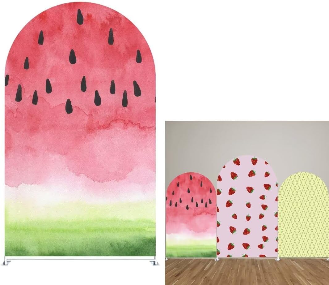 Double-Sided Spandex Arch Cover for Weddings and Parties