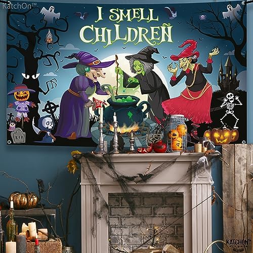 Spooky I Smell Children Halloween Banner - 72x44 Inch
