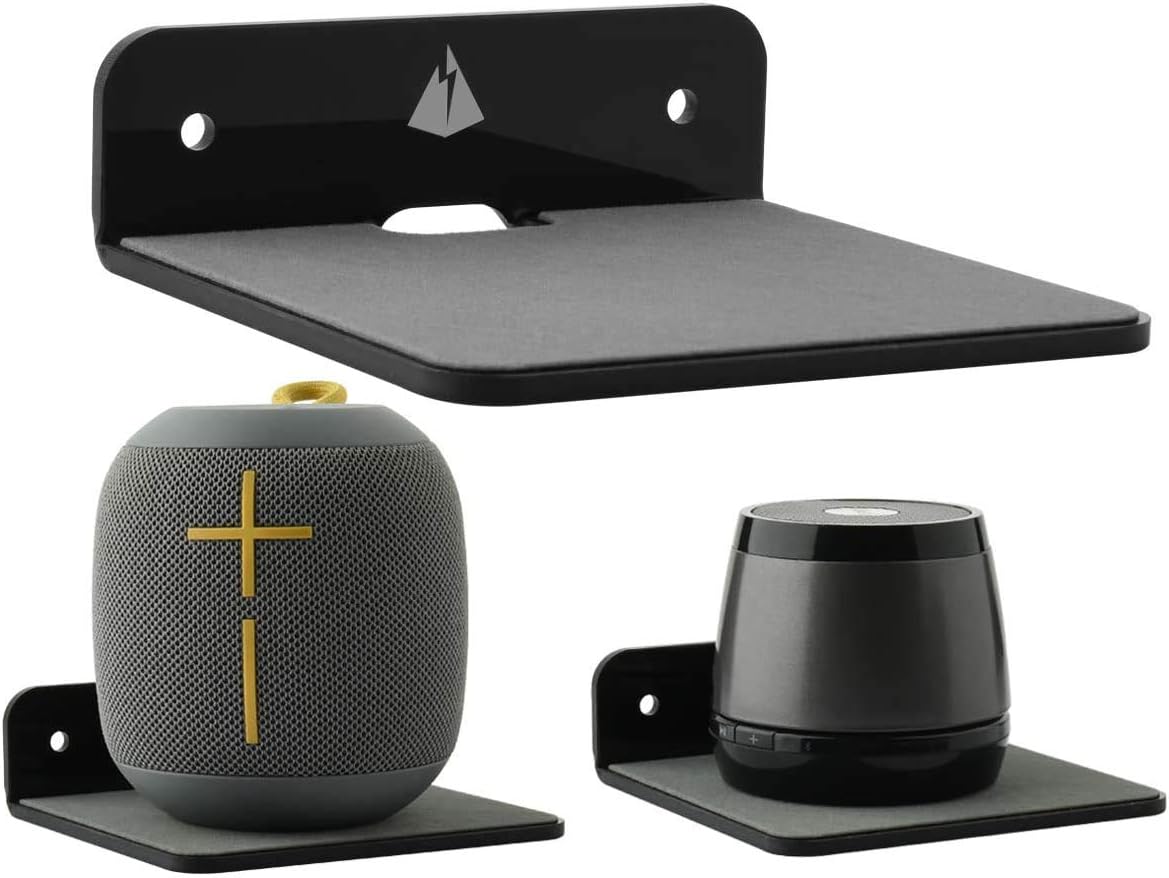 TXEsign Small Floating Speaker Shelf Mount - 2 Pack