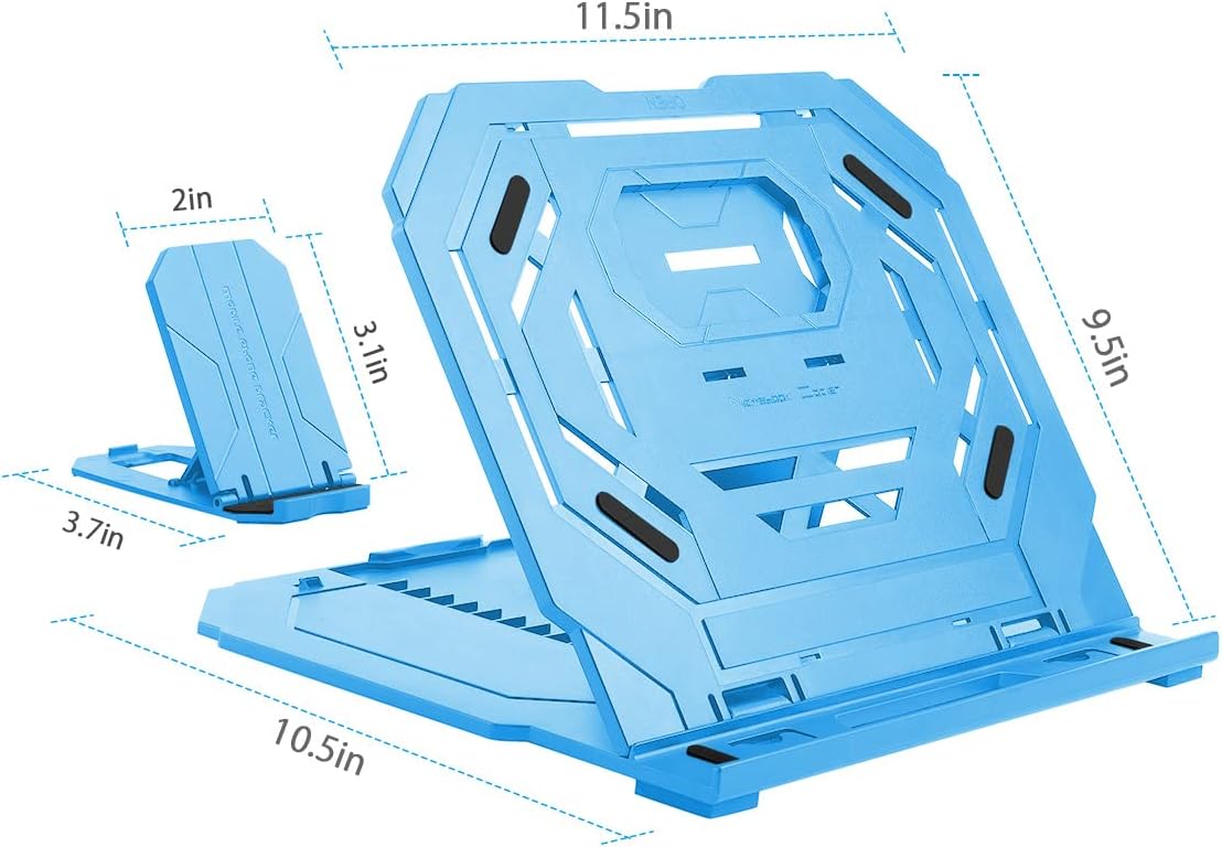 Frunsi Drawing Tablet Stand with 9 Adjustable Levels and Phone Holder