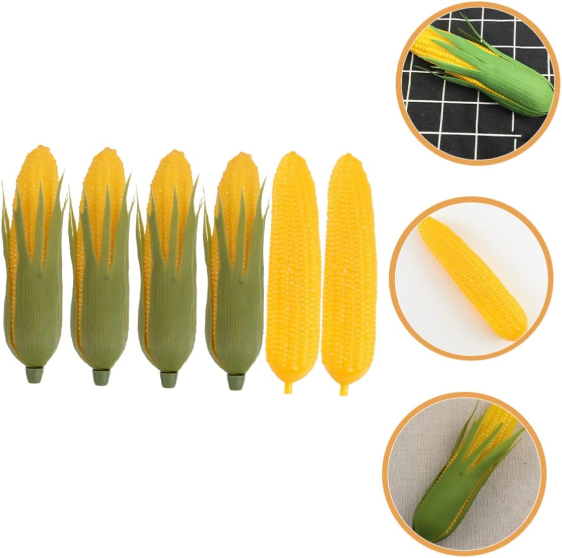 MAGICLULU 6Pcs Realistic Artificial Corn Decor