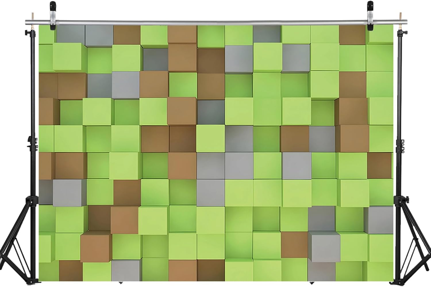 7X5FT 3D Cube Pattern Photo Backdrop for Events