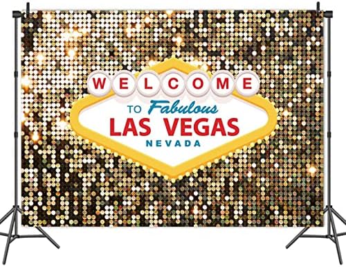 8x6ft Vegas Casino Poker Photo Backdrop