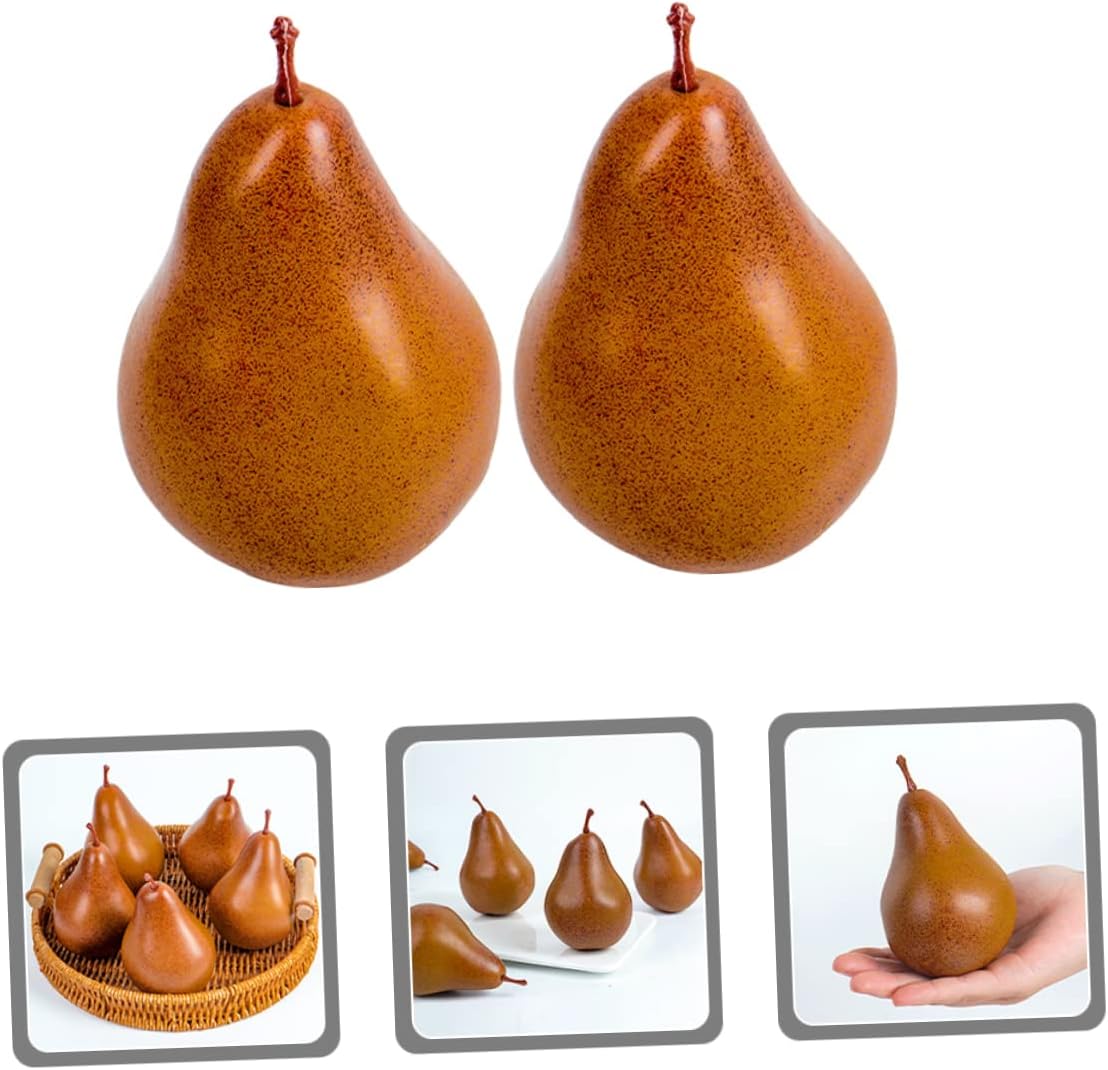 FAVOMOTO Artificial Pears for Home Garden Photo Props