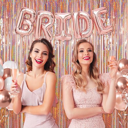Foil Fringe Curtains 3 Pack for Birthday Party Decorations