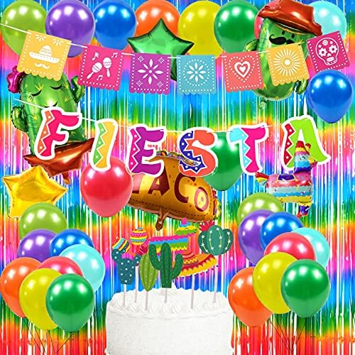 3 Pack Rainbow Metallic Tinsel Curtains for Party Decorations