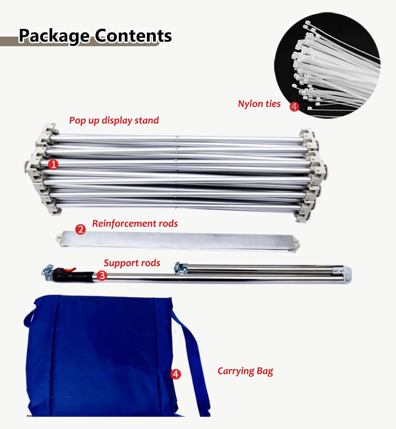 Portable Folding Tension Backdrop Frame for Events 1