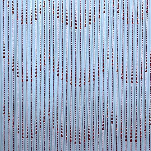 FlavorThings Iridescent Raindrops Beaded Curtain 34 Strands