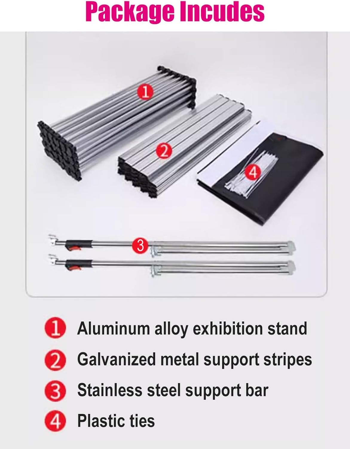 Portable Aluminum Pop-Up Display Stand 10ft x 174ft