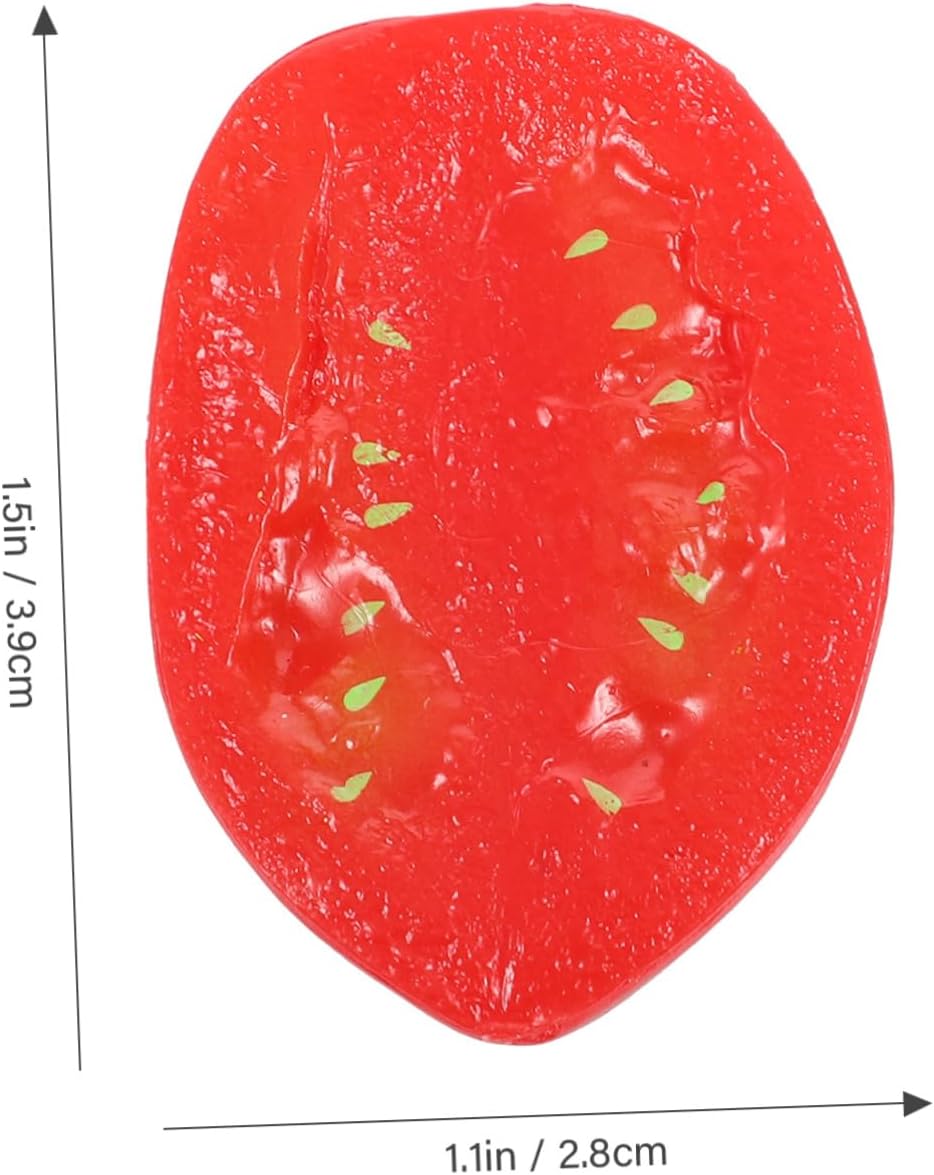 Unomor 10pcs Realistic Artificial Half Cherry Tomato Posing Props
