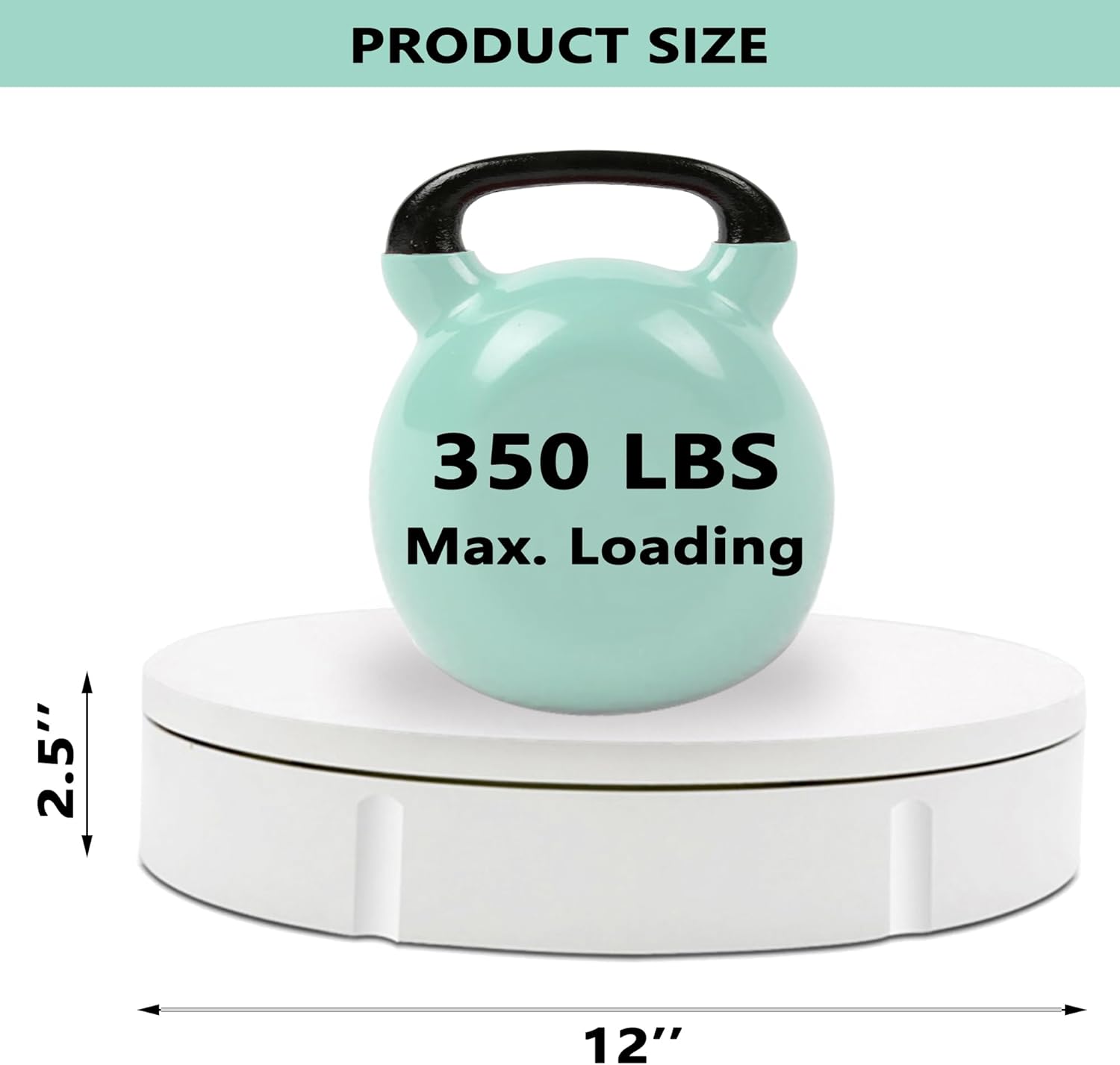 Prolee Rotating Display Stand 350lbs 12 Inch Turntable
