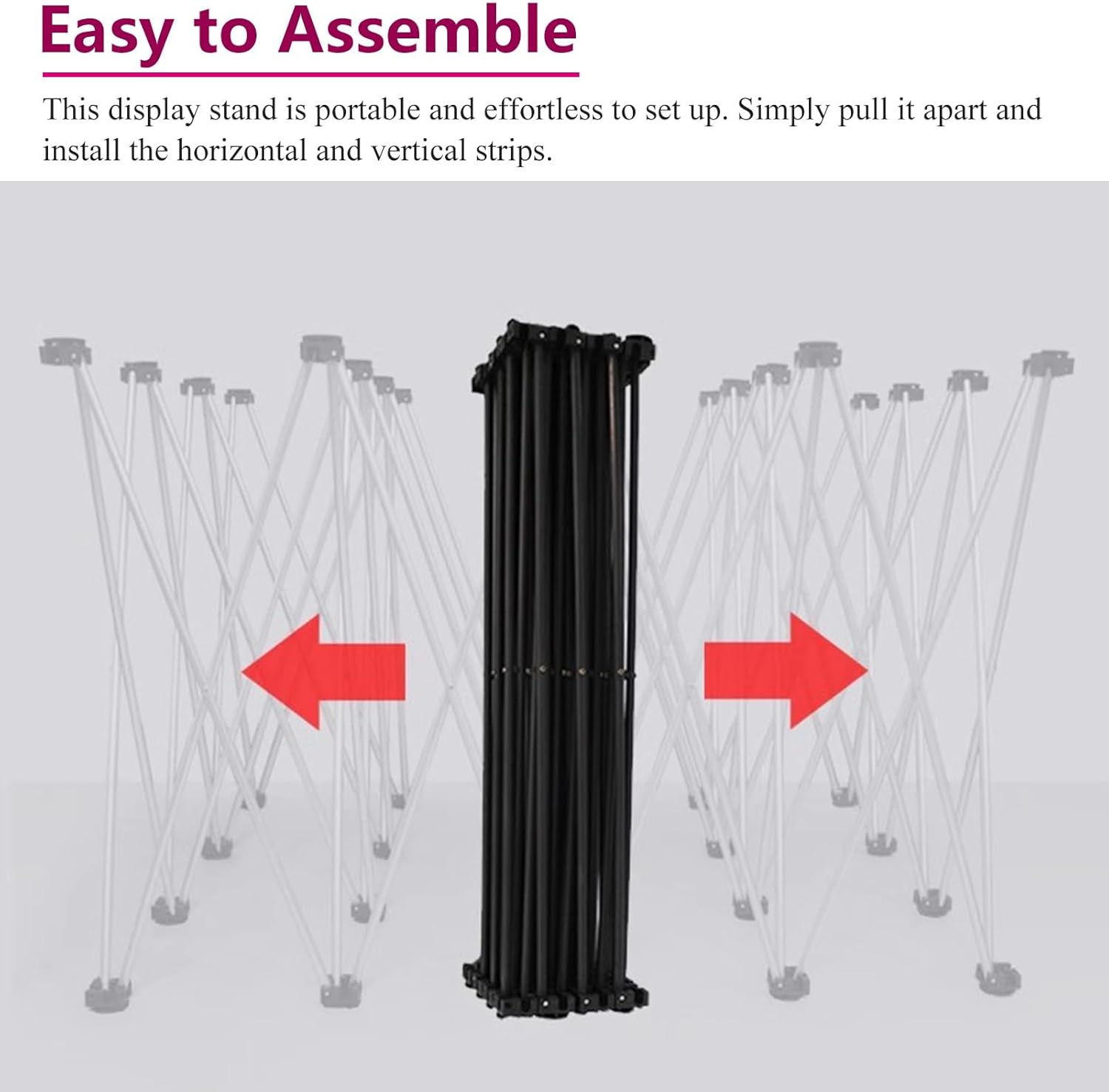 Portable Collapsible Photo Booth Backdrop Frame 10ft H x 15ft L