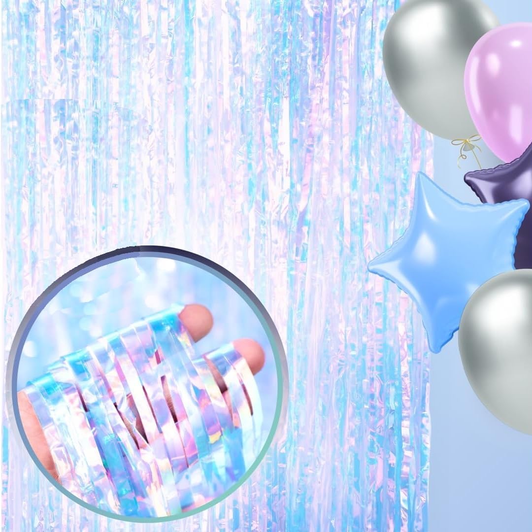 33 X 8 Ft Foil Fringe Backdrop for Parties