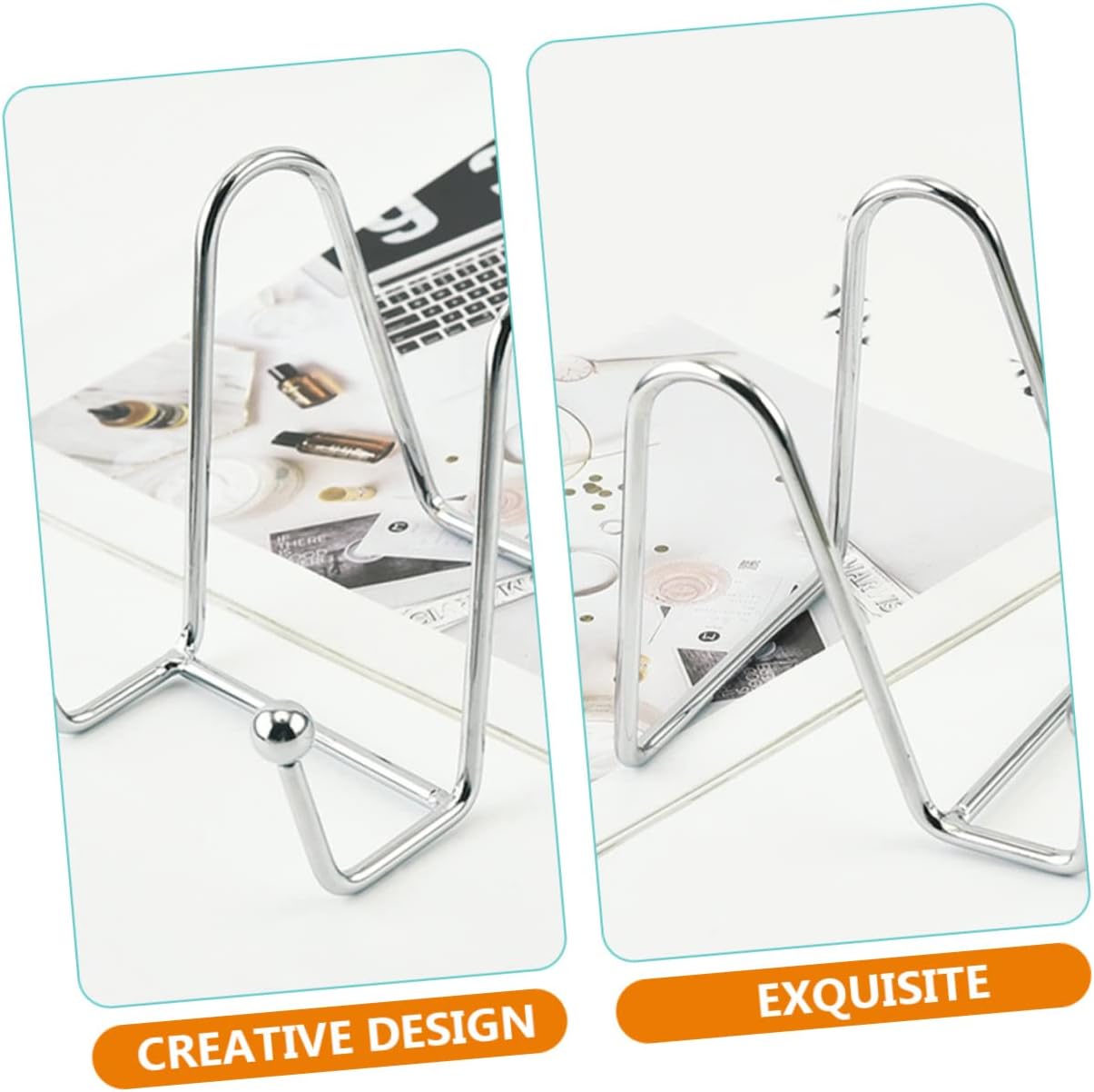 LIFKICH 2pcs Iron Artwork Display Stands