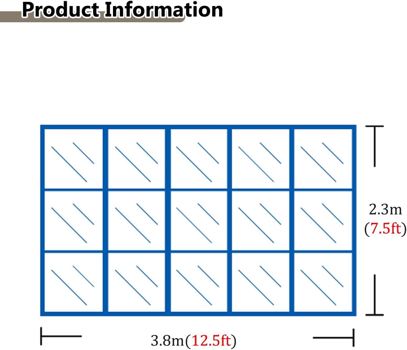 Aluminum Portable Trade Show Backdrop Frame 23m x 38m
