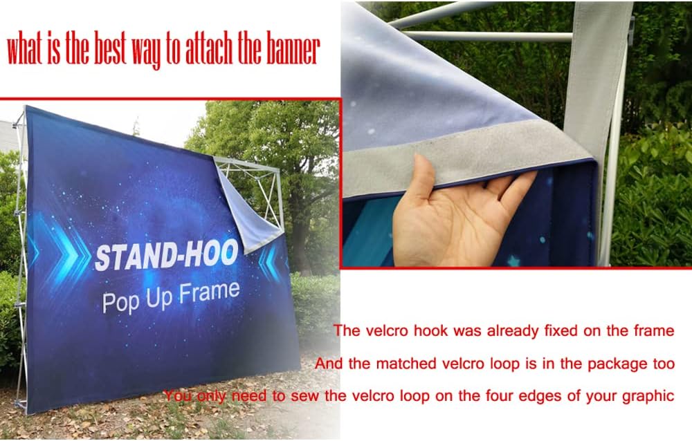 NOLOG 8x10 Fabric Pop Up Display Stand