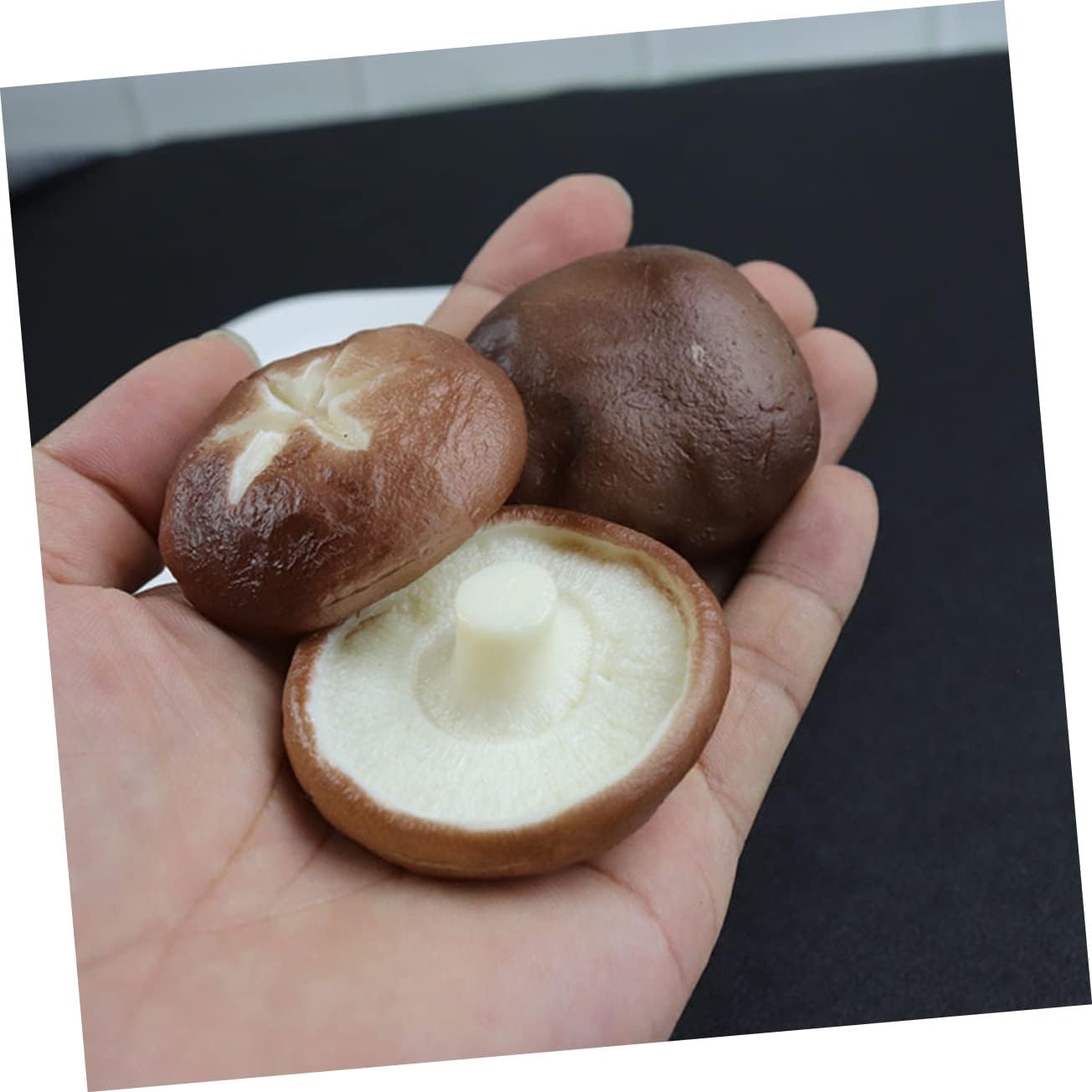 Happyyami 6Pcs Simulated Mushroom Models for Home Decor