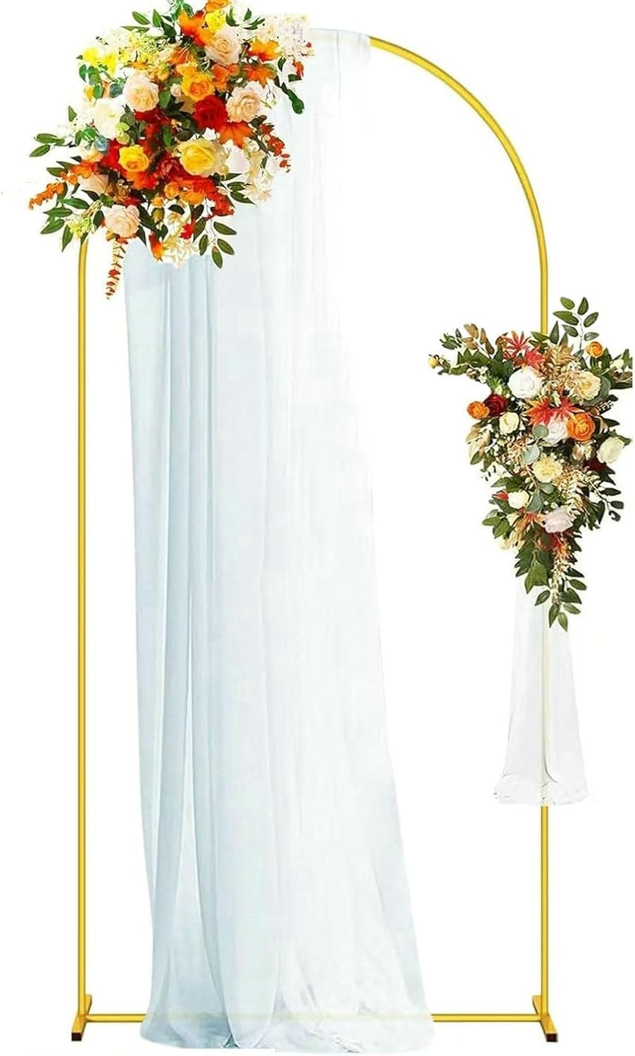 Golden Metal Balloon Arch Stand 72FT for Weddings and Parties