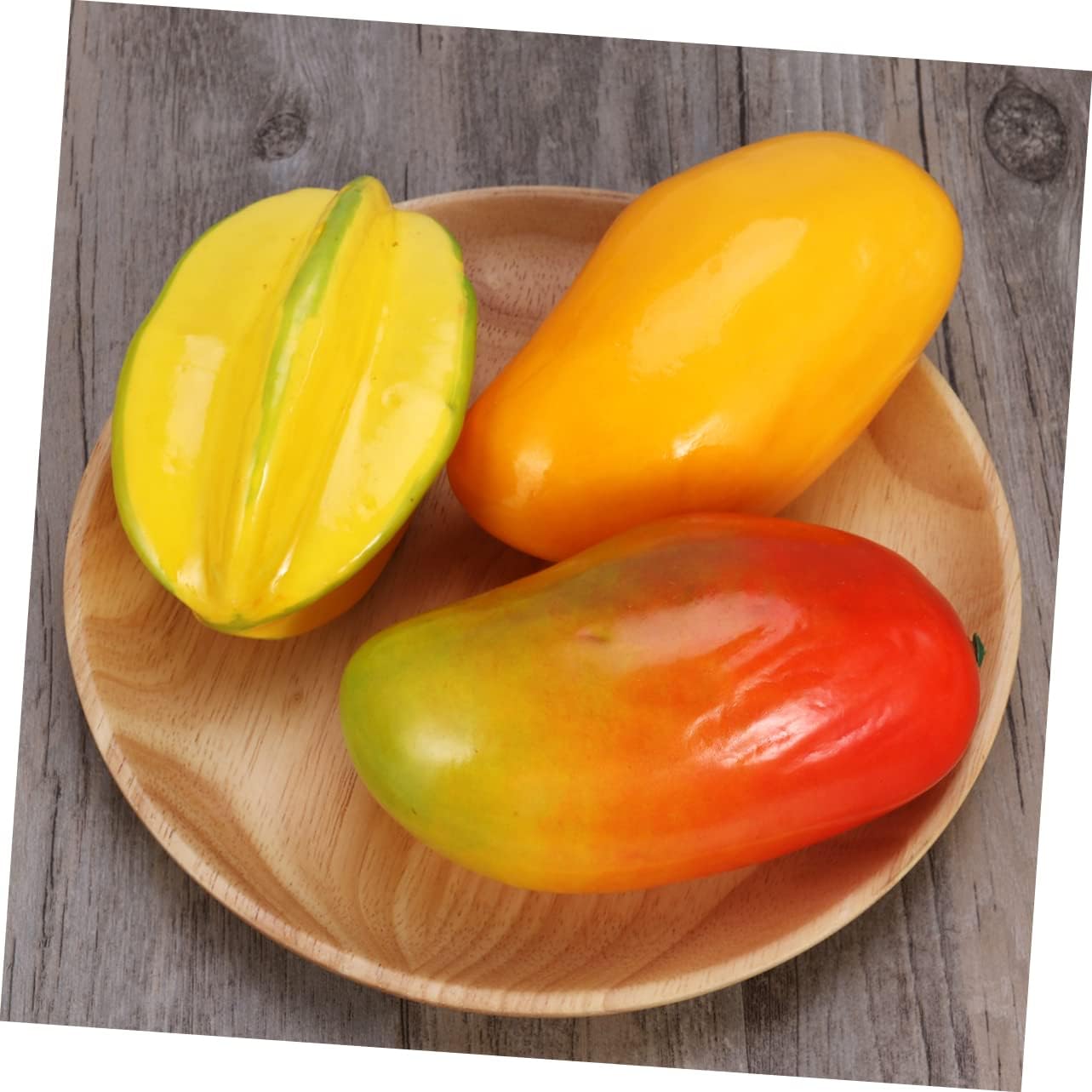 Unomor Realistic Red Yellow Mango Artificial Photo Prop