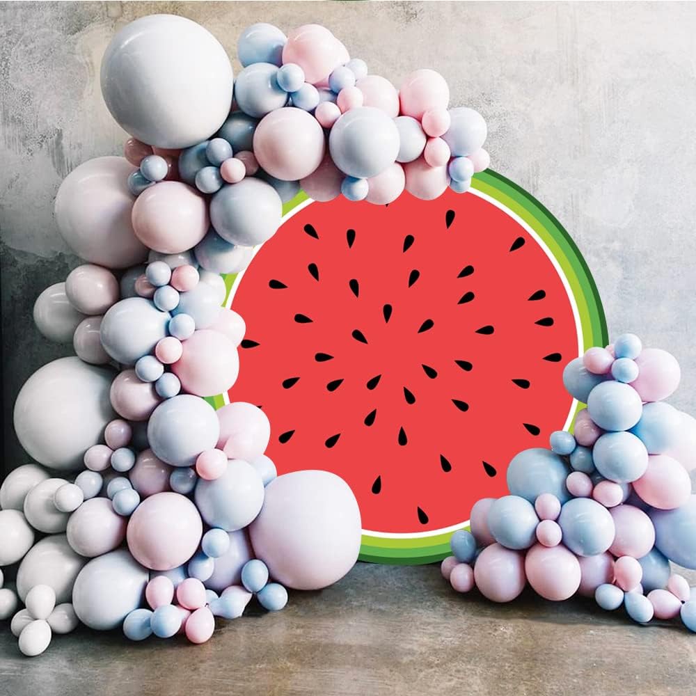DORCEV 6ft Summer Watermelon Photo Backdrop Cover