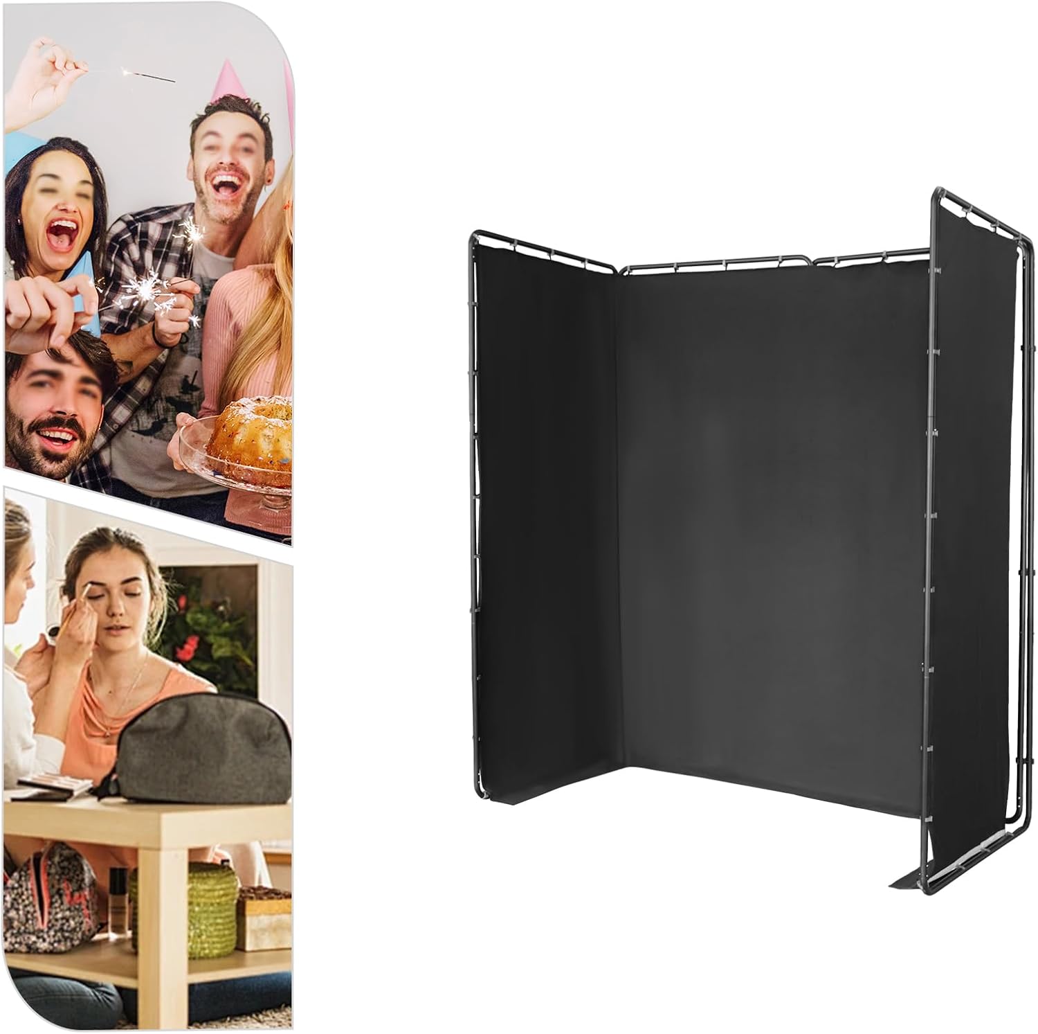 787ft x 1312ft Portable Screen with Stand and 4 Panels
