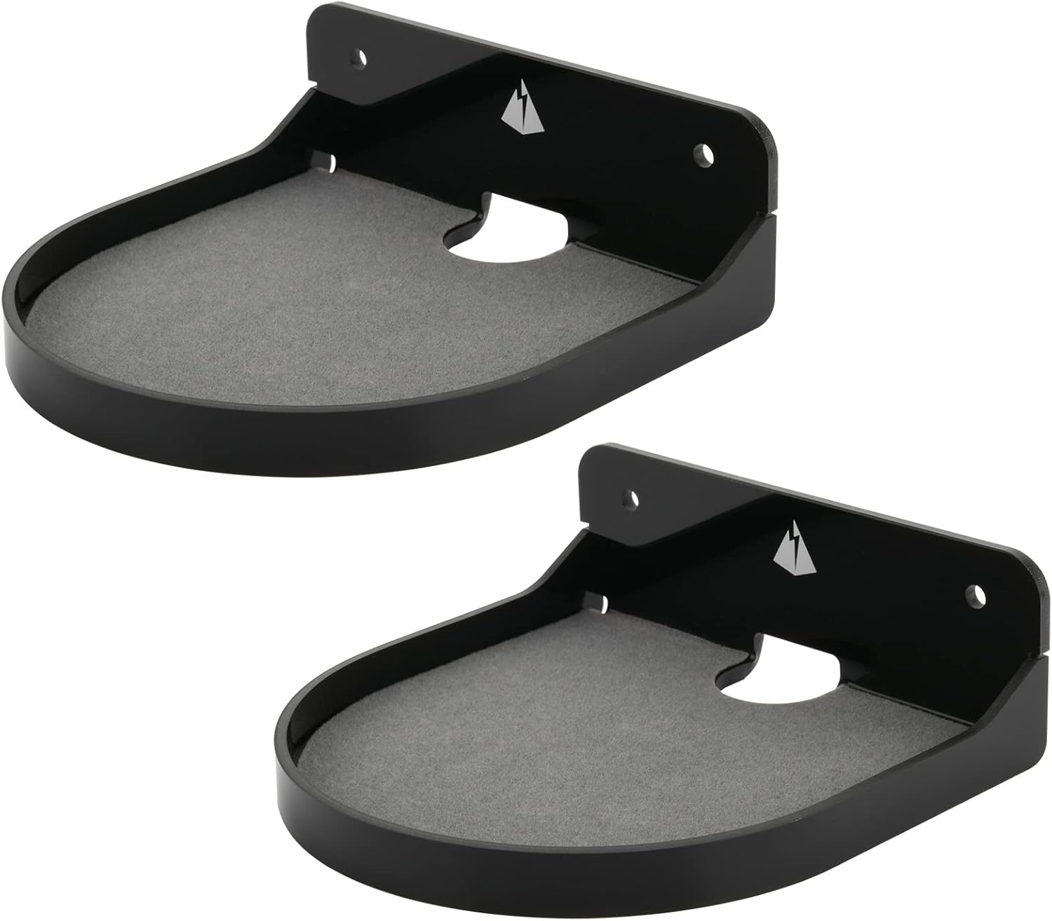 TXEsign 2 Pack 5 Inch Floating Shelves Black