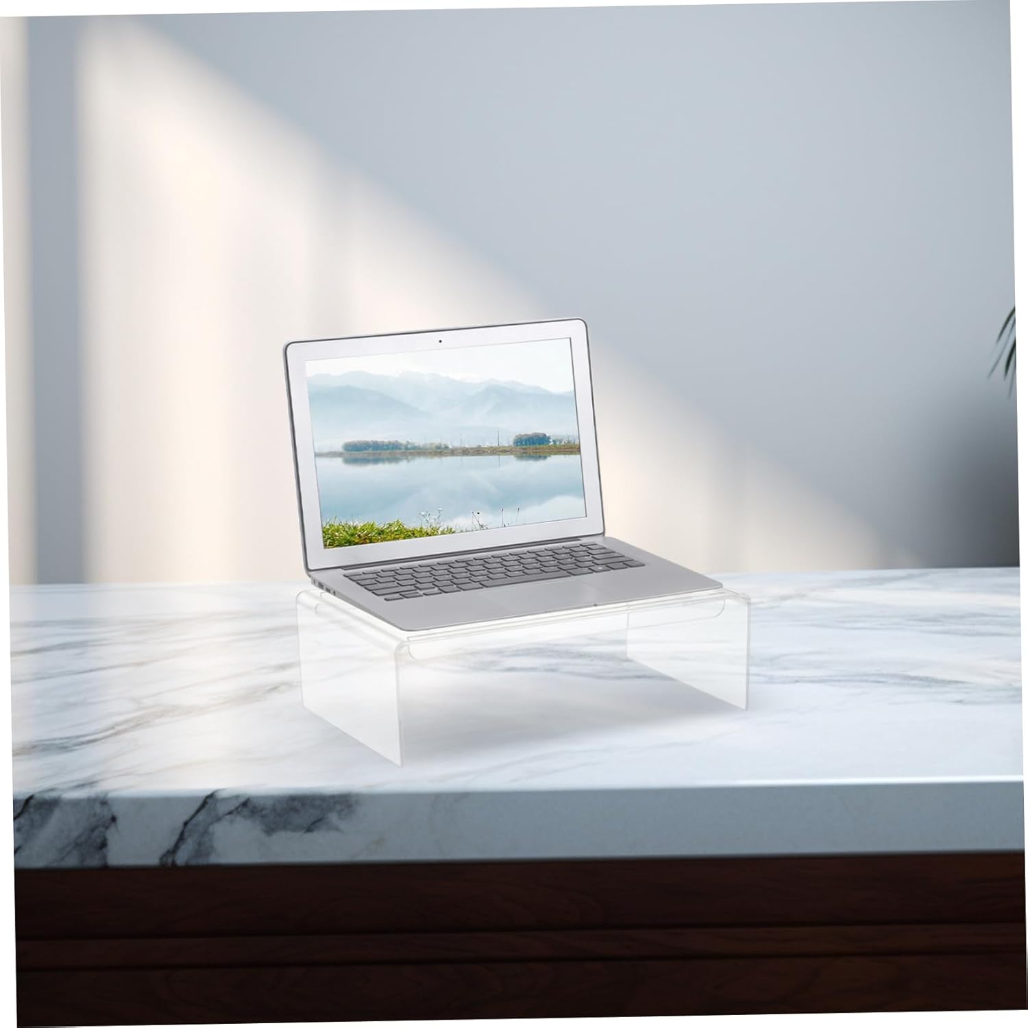 Veemoon Adjustable Monitor Stand with Acrylic Riser