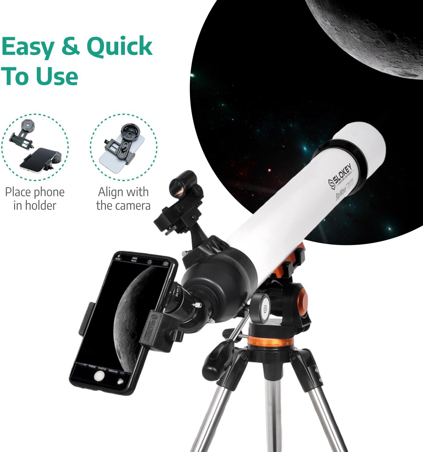 Slokey Discover The World 70mm Astronomy Telescope
