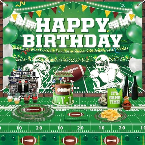 1 Pcs Football Backdrop for Parties and Photography