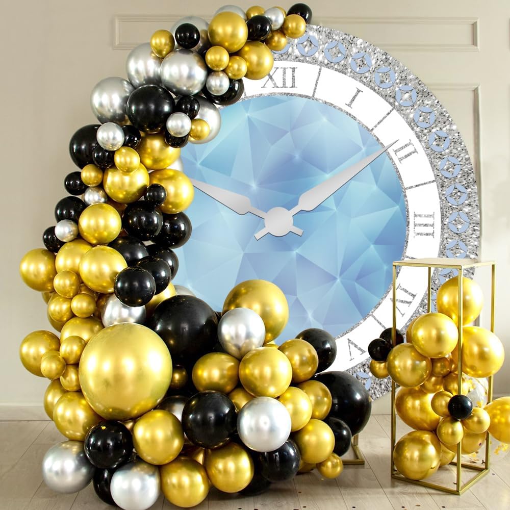 75x75ft Crystal Blue Round Backdrop for Events