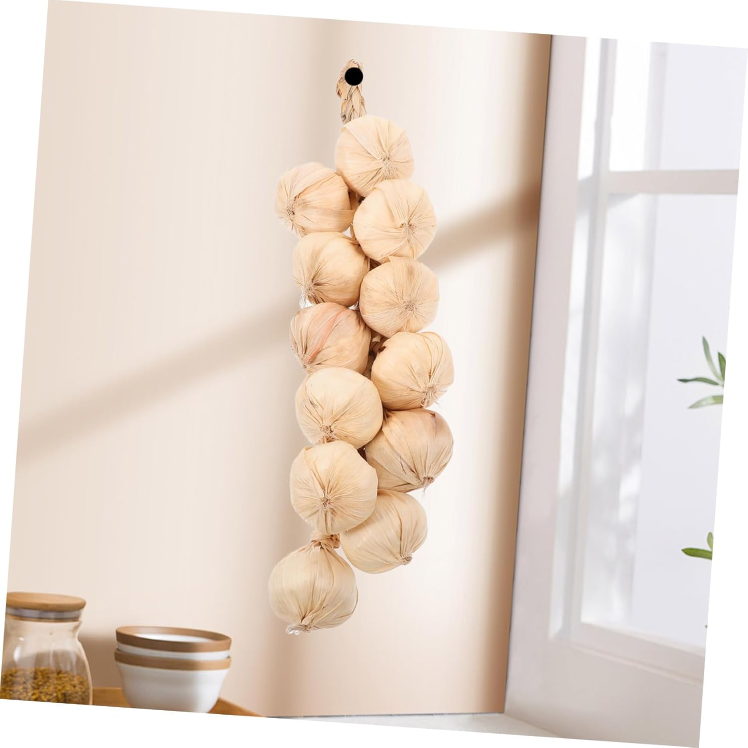 Mobestech Artificial Garlic String Hanging Decor