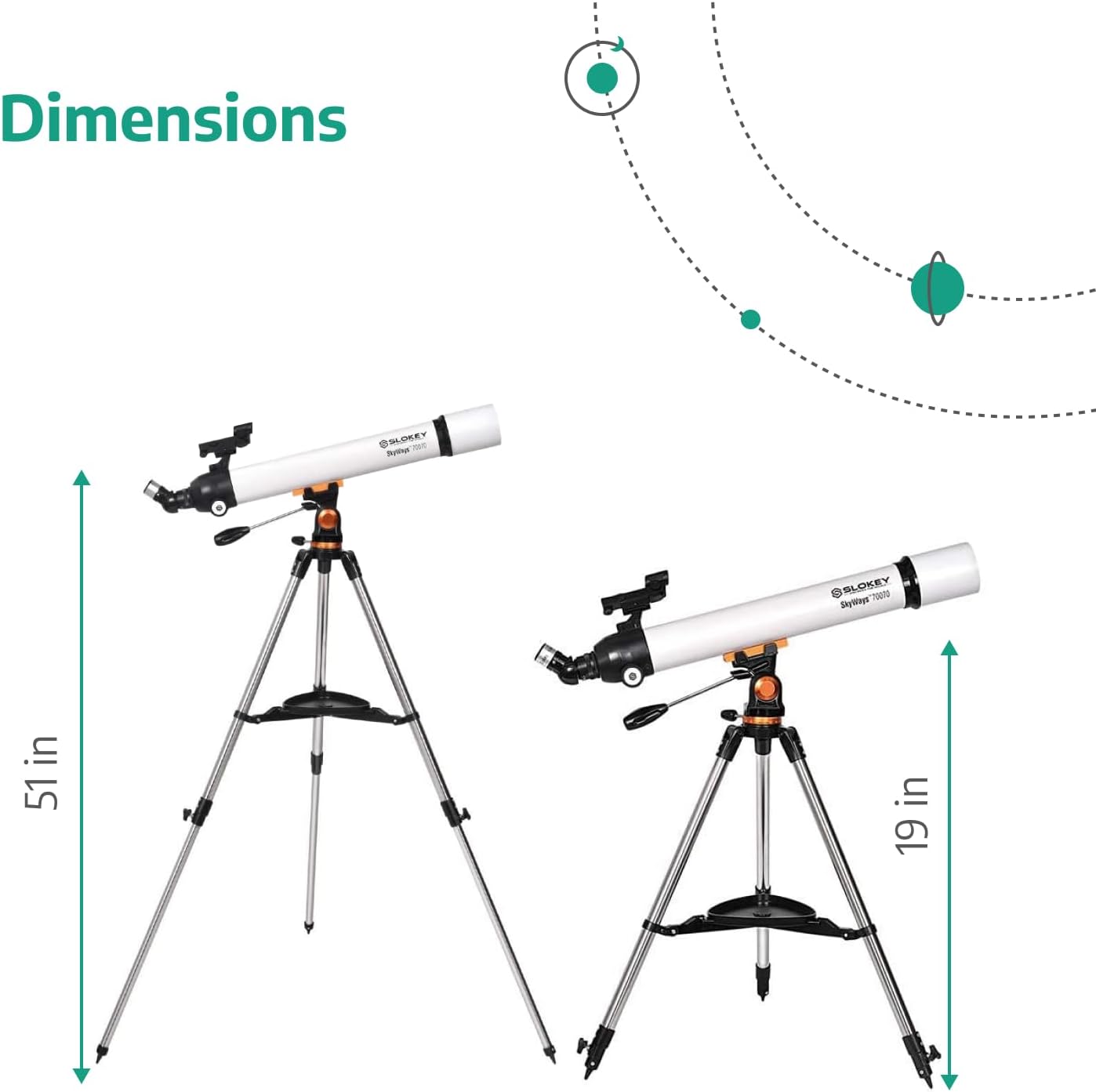 Slokey Discover The World 70mm Astronomy Telescope