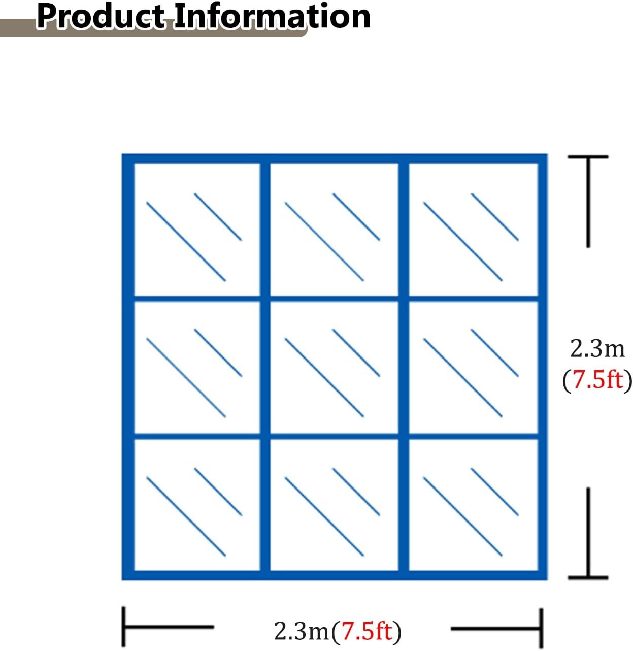 Portable Folding Tension Backdrop Frame for Events
