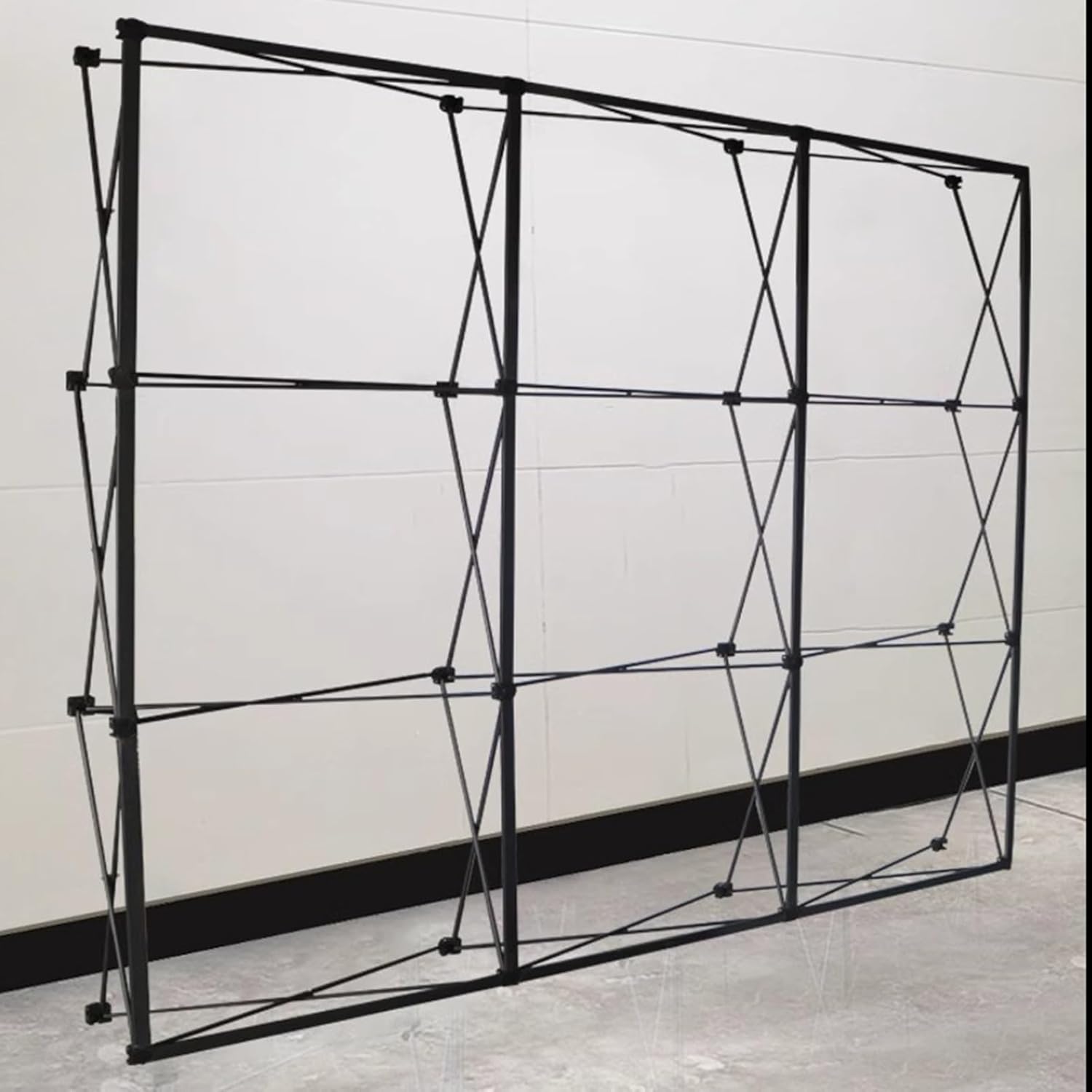 23m x 455m Pop Up Backdrop Stand with Support Bars