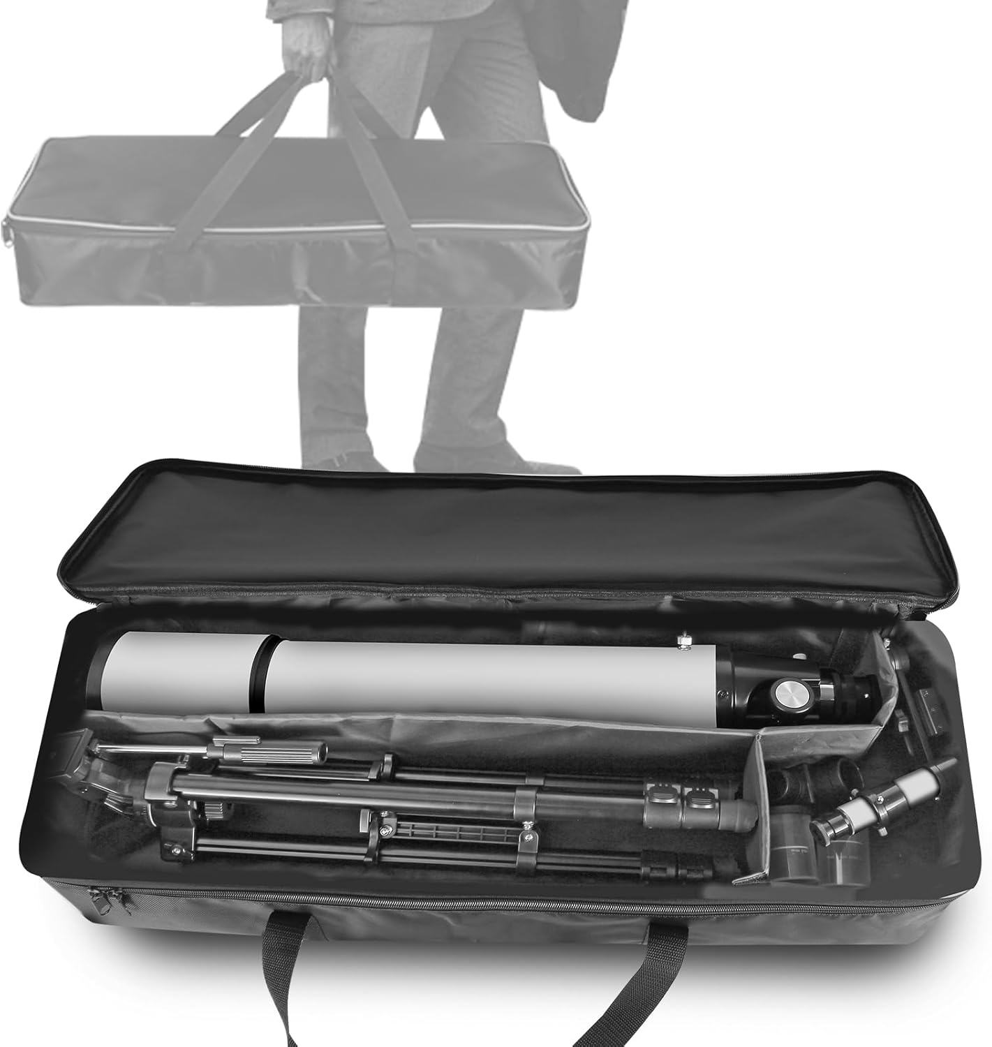 SOLOMARK High Powered 80mm Refractor Telescope for Adults Beginners