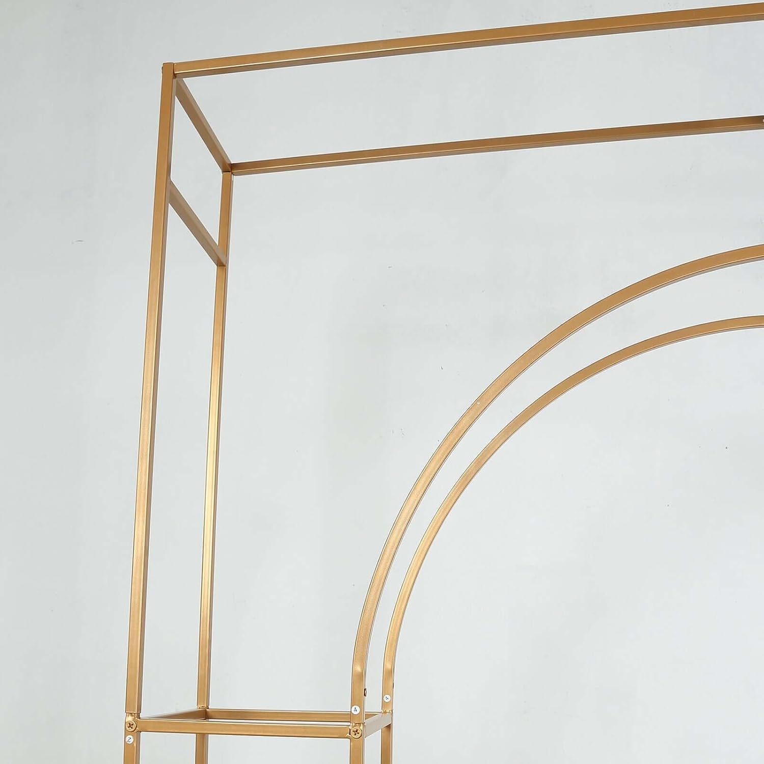 8 Feet Gold Metal Wedding Arch for Events
