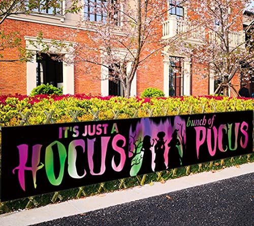 Hocus Pocus Halloween Banner 98 x 16 ft