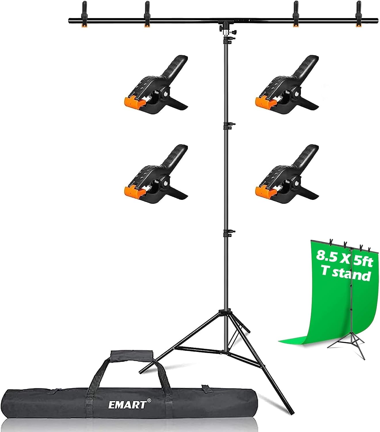 EMART 85 x 5ft T-Shape Backdrop Stand Kit