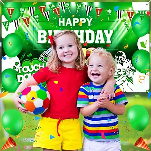 Football Birthday Party Background Decor Banner